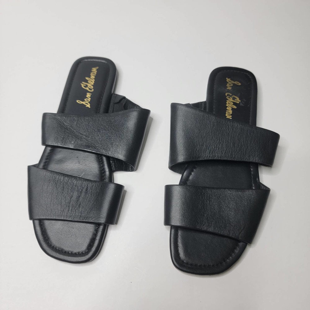 Sam Edelman Black Double Strap Sandals